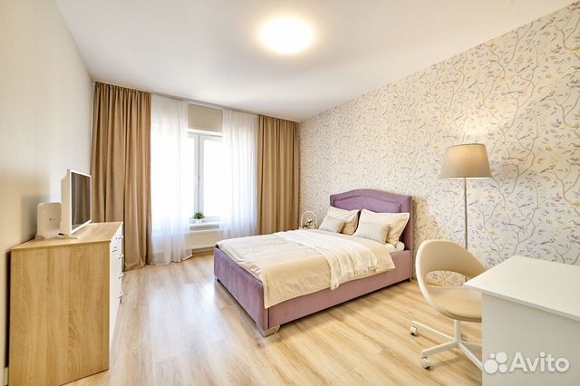 

1-к. квартира, 41 м², 2 кровати