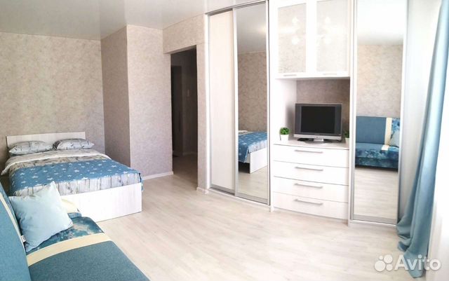 

1-к. квартира, 40 м², 2 кровати