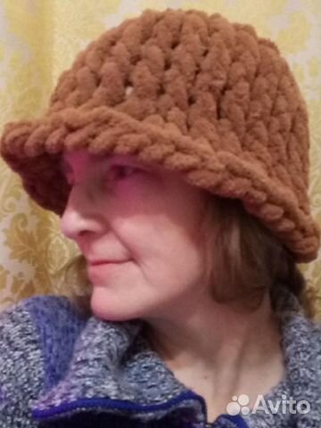 Шляпа женская вязаная