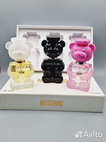 Moschino подарочный парфюмерный набор 3х30ml