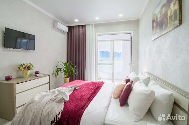 

1-к. квартира, 43 м², 2 кровати
