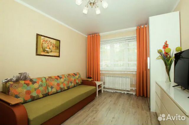 

1-к. квартира, 43 м², 2 кровати
