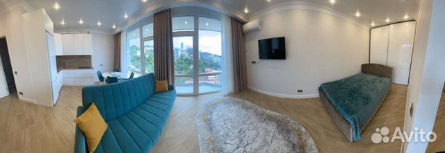 

Квартира-студия, 45 м², 2 кровати