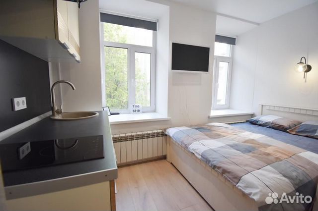 

Квартира-студия, 15 м², 1 кровать