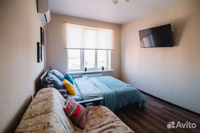 

1-к. квартира, 45 м², 3 кровати
