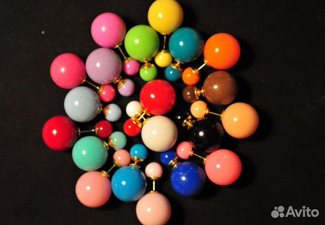 Серьги Пусеты для бальных танцев Ю1 Mise en Dior