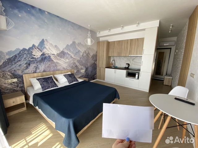 

Квартира-студия, 30 м², 1 кровать