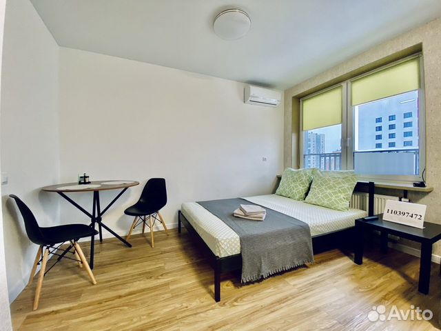 

Квартира-студия, 29 м², 2 кровати