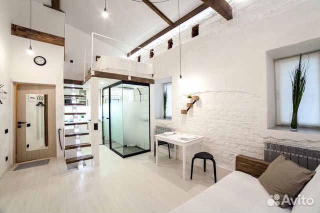 

Квартира-студия, 30 м², 2 кровати