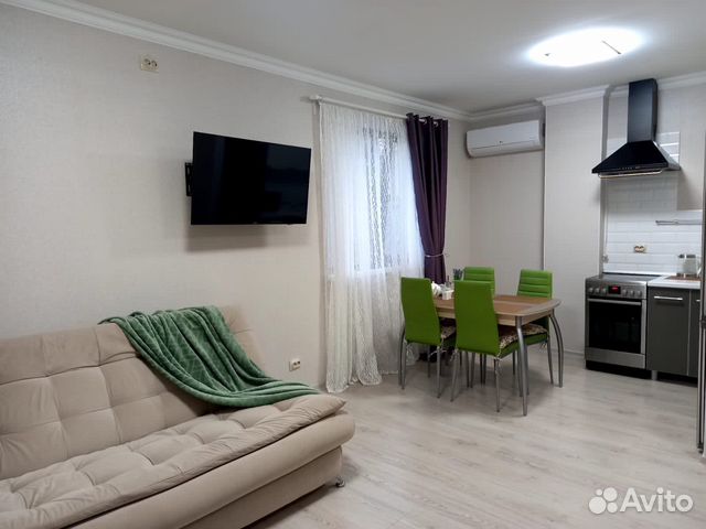 

Квартира-студия, 32 м², 2 кровати
