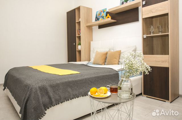 

1-к. квартира, 41 м², 2 кровати