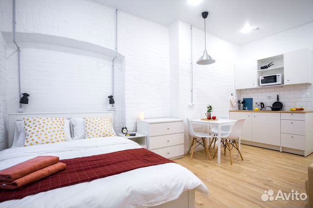 

Квартира-студия, 22,4 м², 4 кровати