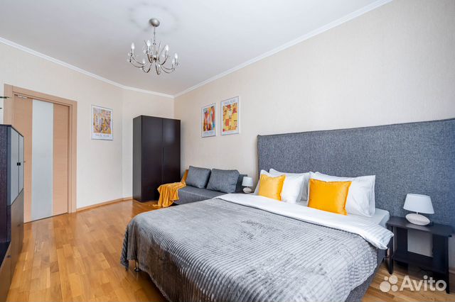 

1-к. квартира, 39 м², 2 кровати