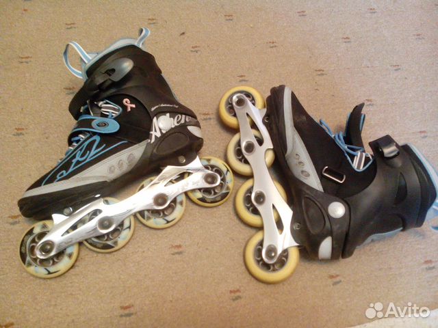 Роликовые коньки k2 athena alu (женские), р-р 39.5