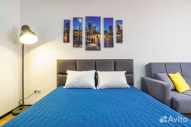 

1-к. квартира, 45 м², 2 кровати