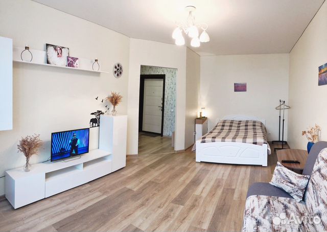 

1-к. квартира, 45 м², 2 кровати