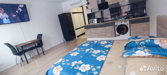 

Квартира-студия, 27 м², 1 кровать