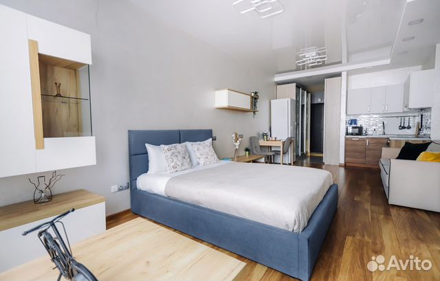 

Квартира-студия, 38 м², 2 кровати