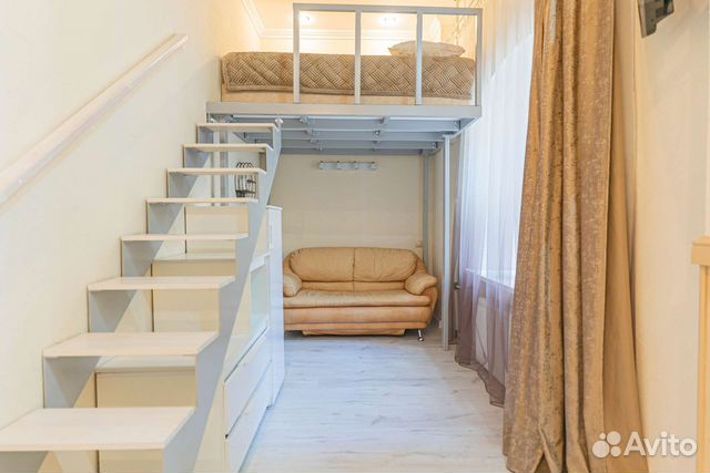 

Квартира-студия, 23 м², 2 кровати