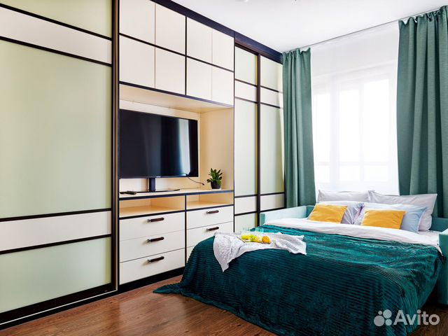 

1-к. квартира, 35 м², 2 кровати
