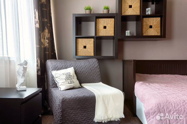 

1-к. квартира, 35 м², 2 кровати
