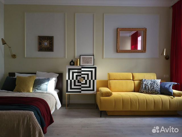

1-к. квартира, 32 м², 3 кровати