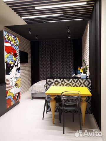 

1-к. квартира, 25 м², 2 кровати