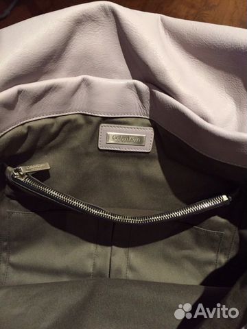 Новую Кожаную сумку-портфель Calvin Klein