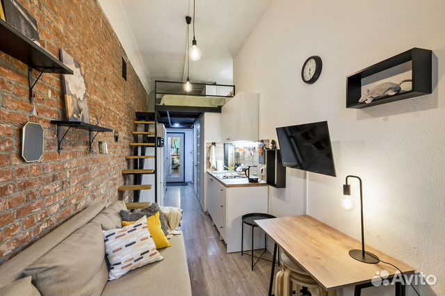 

Квартира-студия, 16 м², 2 кровати