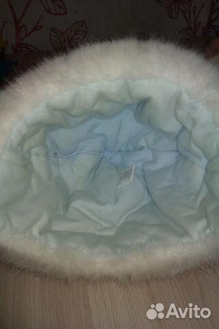 Шапка зимняя голубая Шапка зимняя голубая