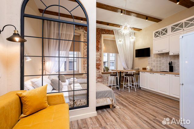 

Квартира-студия, 35 м², 4 кровати