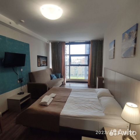 

Квартира-студия, 29 м², 4 кровати