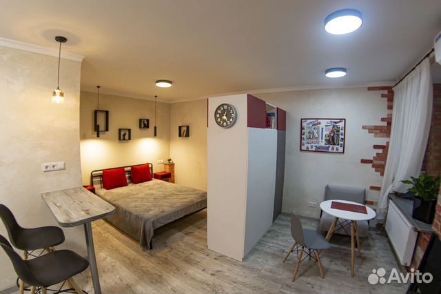 

Квартира-студия, 24 м², 2 кровати