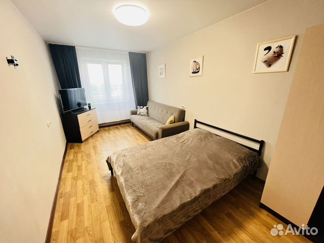 

1-к. квартира, 40 м², 2 кровати