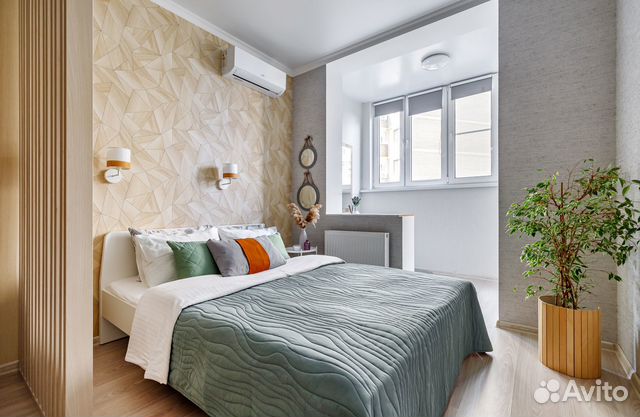 

2-к. квартира, 60 м², 3 кровати