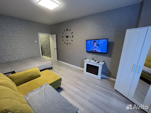 

1-к. квартира, 38 м², 2 кровати