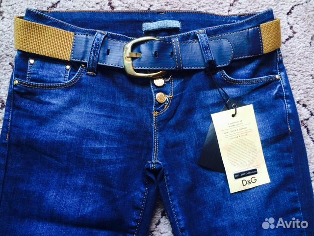 Джинсы узкие стрейч— фотография №2