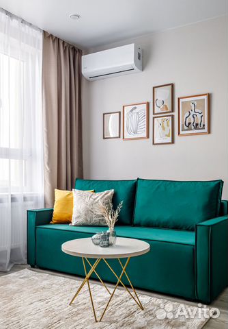 

1-к. квартира, 37 м², 2 кровати