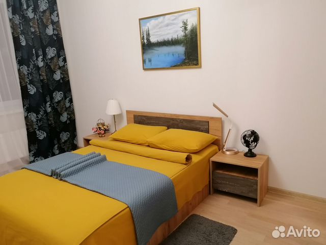 

1-к. квартира, 44 м², 3 кровати