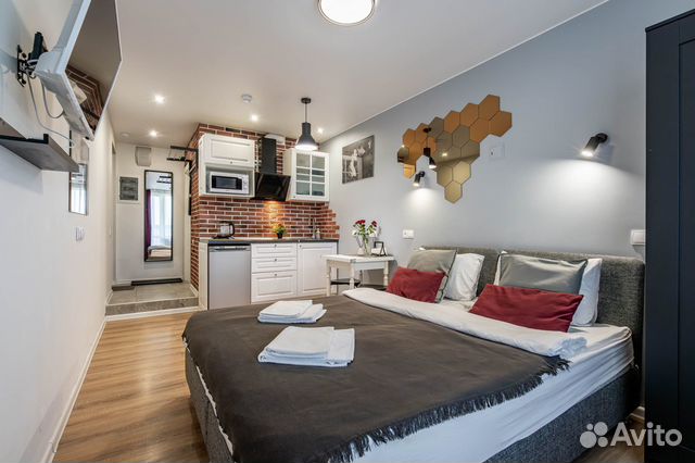 

Квартира-студия, 24 м², 1 кровать