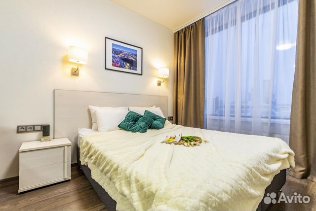 

Квартира-студия, 35 м², 2 кровати
