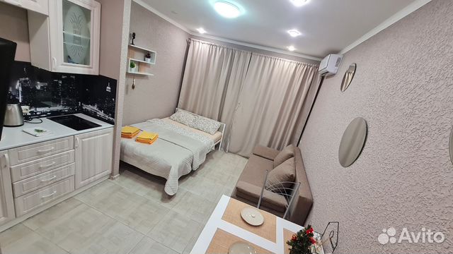 

Квартира-студия, 23 м², 2 кровати