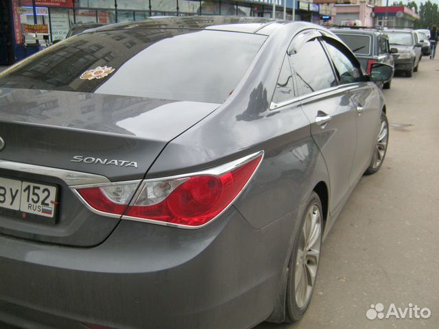 Дефлекторы окон и капота Hyundai Sonata/i45 (2010