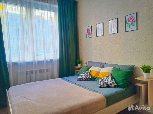 

1-к. квартира, 32 м², 3 кровати