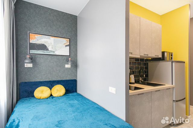 

Квартира-студия, 18 м², 1 кровать