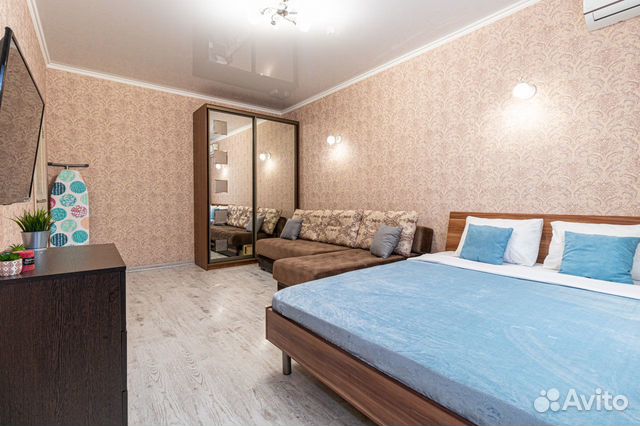 

1-к. квартира, 42 м², 2 кровати