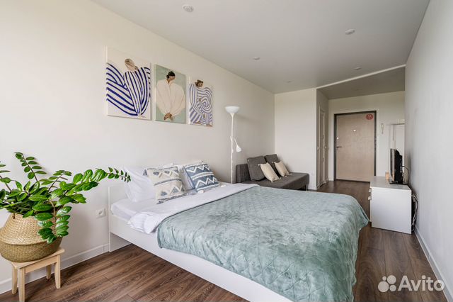 

1-к. квартира, 40 м², 2 кровати