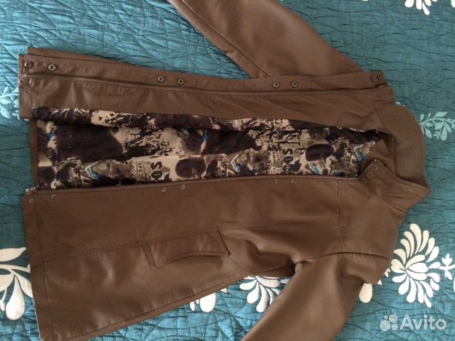 Куртка кожаная