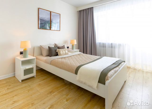 

1-к. квартира, 50 м², 2 кровати