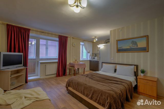 

Квартира-студия, 30 м², 2 кровати